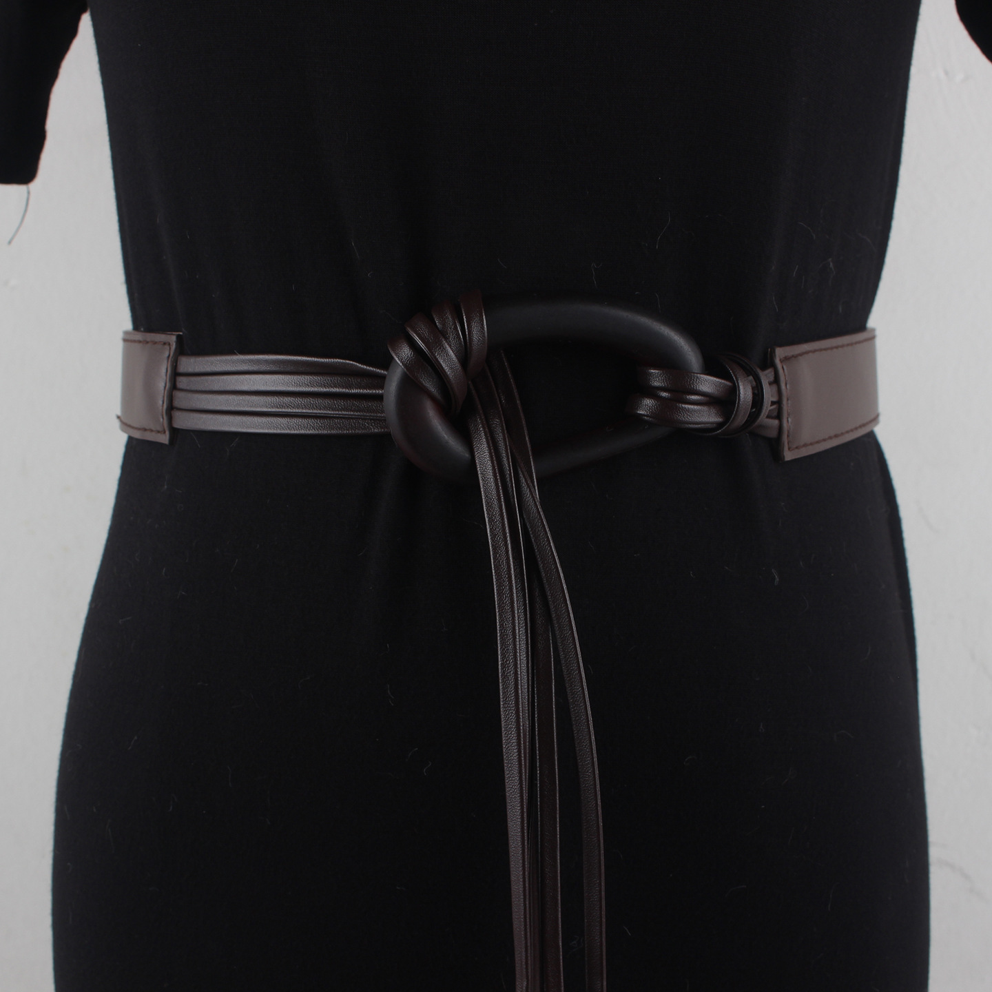 Y2K Ethnic Fashion - Cintura sottile annodata alla moda Cintura
