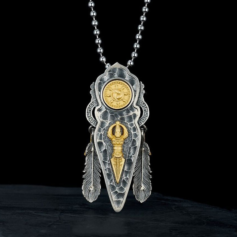 Collana con Ciondolo a Piuma d - Y2K Ethnic Fashion recensione e prezzo