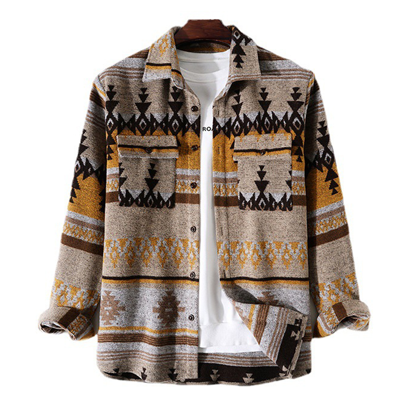 Camicia da Uomo a Maniche Lung - Ethnic Fashion Logo recensione e prezzo