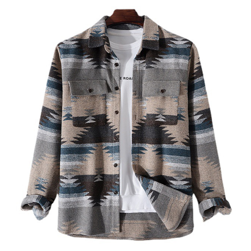 Camicia da Uomo a Maniche Lung - Ethnic Fashion Logo recensione e prezzo