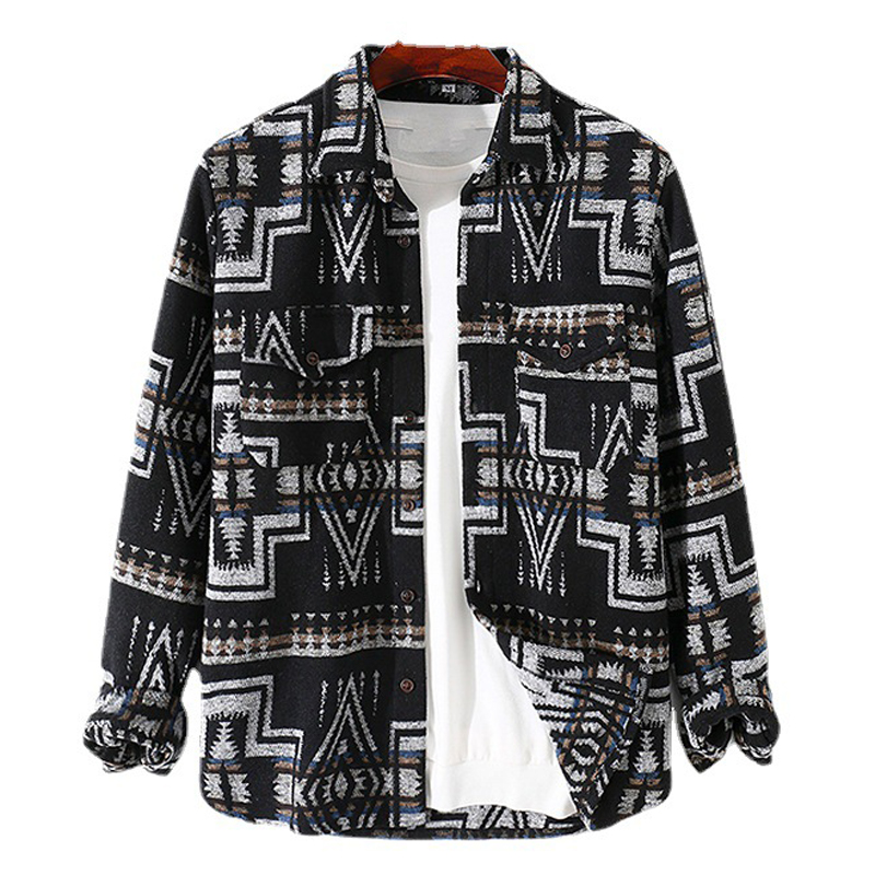 Camicia da Uomo a Maniche Lung - Ethnic Fashion Logo recensione e prezzo