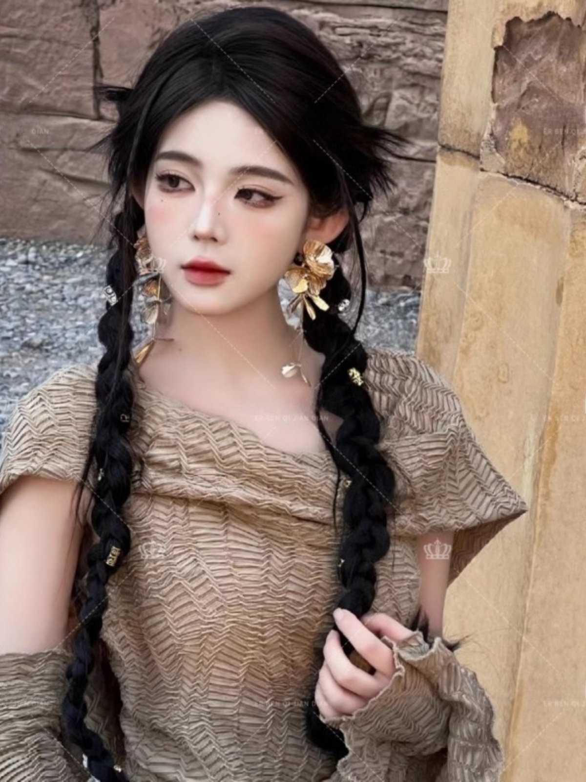 Abito Lungo a Tema Deserto, Mo - Ethnic Fashion Girls recensione e prezzo