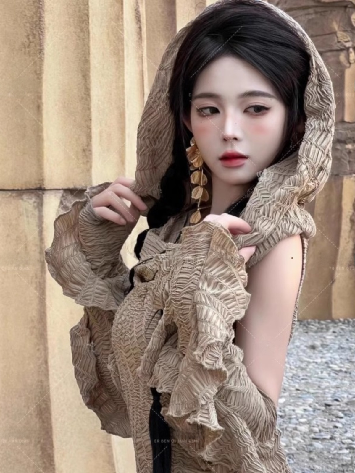 Abito Lungo a Tema Deserto, Mo - Ethnic Fashion Girls recensione e prezzo