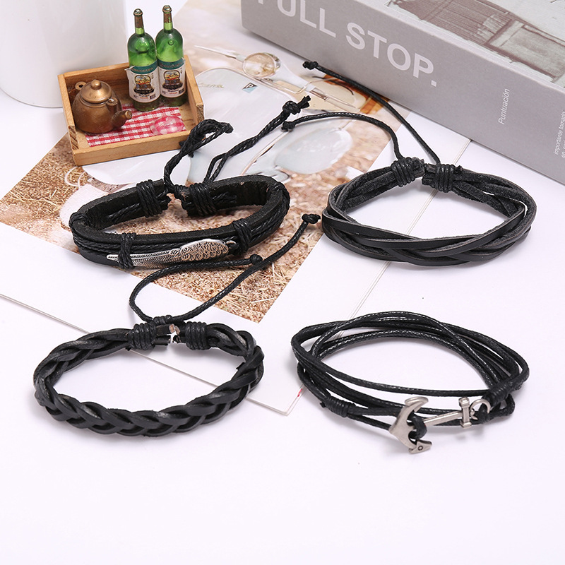 Nuovi braccialetti di cuoio in - Ethnic Fashion Pk recensione e prezzo
