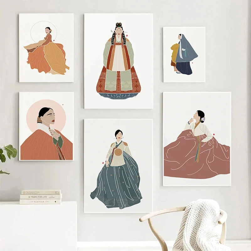Coreano Hanbok Boho Art Poster - Hanbok Modern Set recensione e prezzo