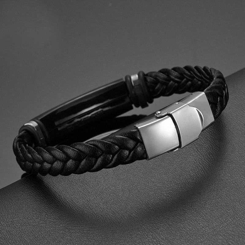 Bracciale di Lusso in Pelle In - Ethnic Fashion Logo recensione e prezzo